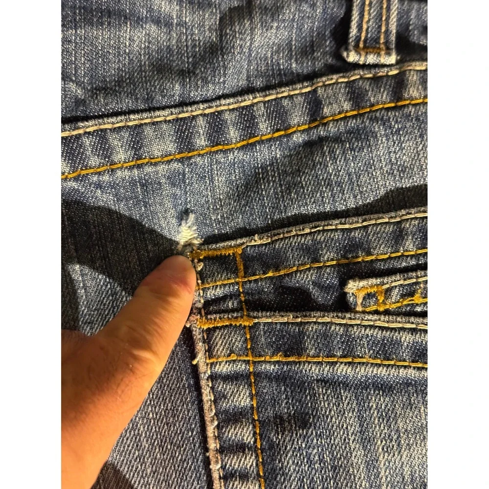 Ariat FR M4 Low Rise Boot Cut Mens Work Pants Blue Denim‎ Jeans 40x34 10017262